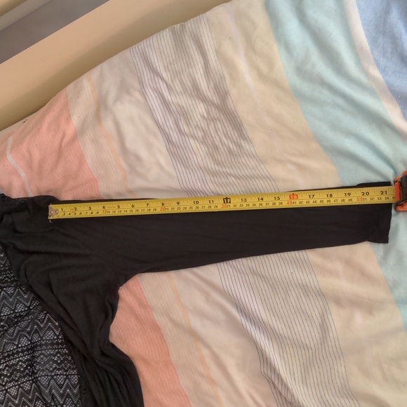 Black Cardigan with Lace Back - Picture 5 of 6